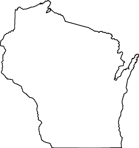 Wisconsin karta